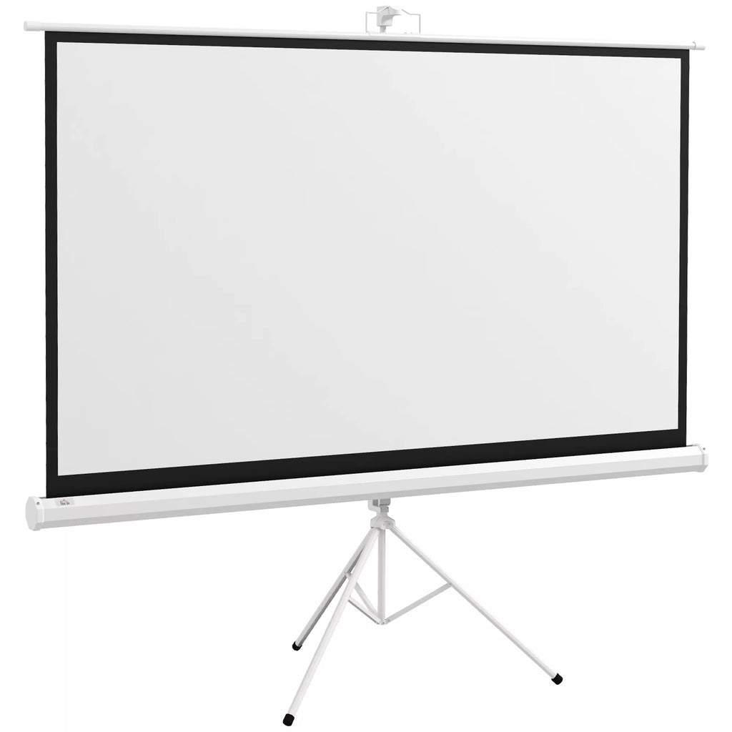 Projektoriaus ekranas su stovu 186 x 105 cm 84 coliai 16:9 HD 4K ritininis ekranas