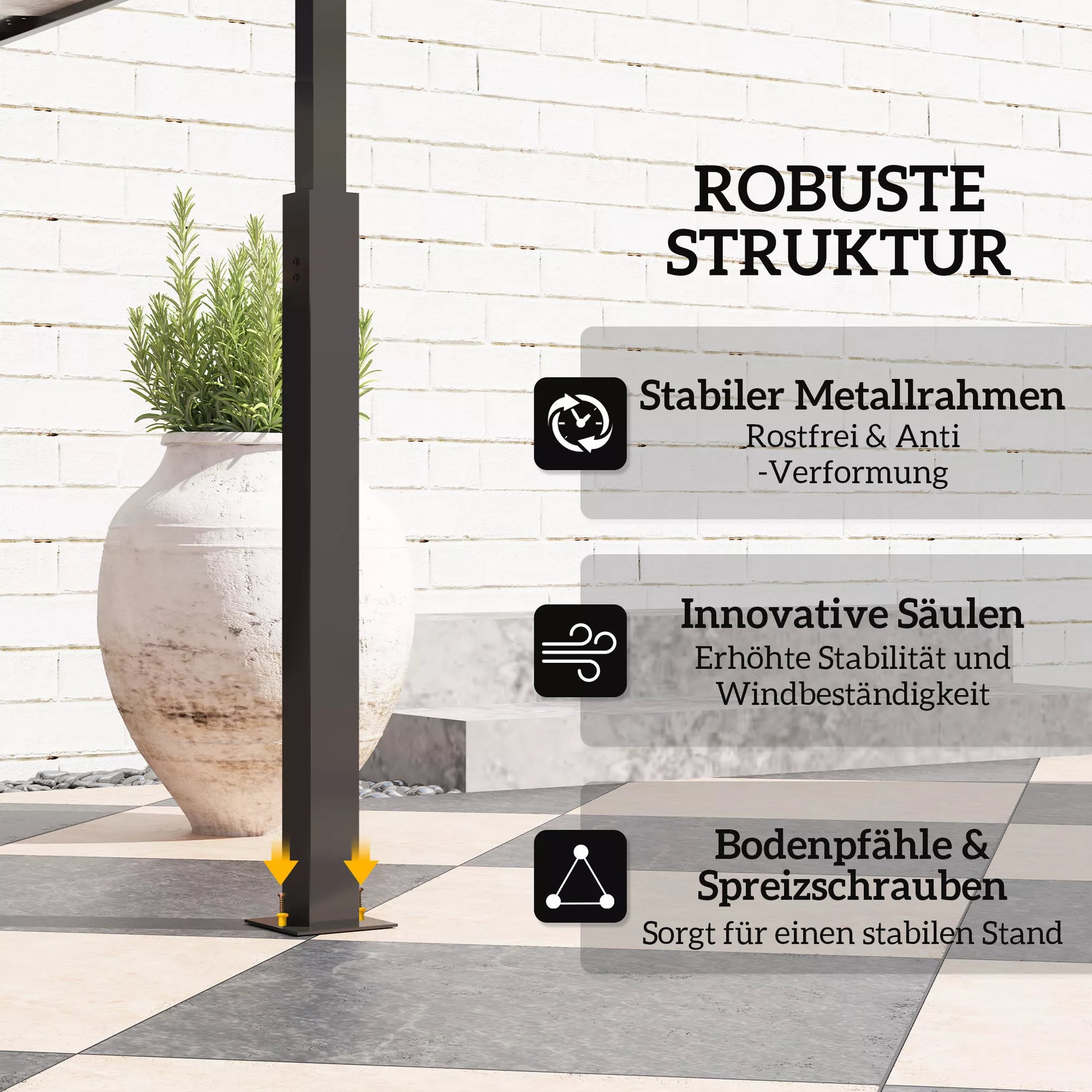 Grill paviljonas, sodo grilio palapinė su prieskonių lentynomis, LED apšvietimas, metalas, plastikas, 243L x 148B x 248H cm, pilkos spalvos