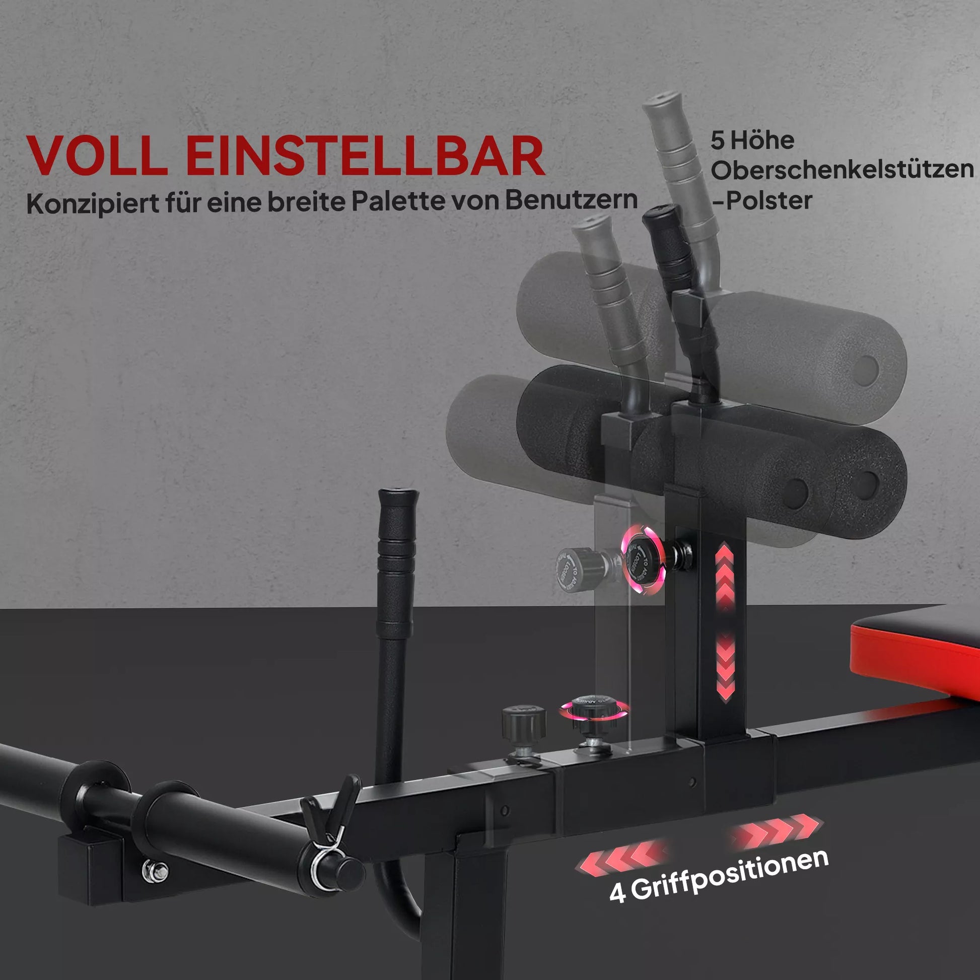 Kelnių treniruočių suolas, blauzdų kilnoimo įrenginys, su ratukais, sporto įranga namų treniruotėms, plienas, juoda