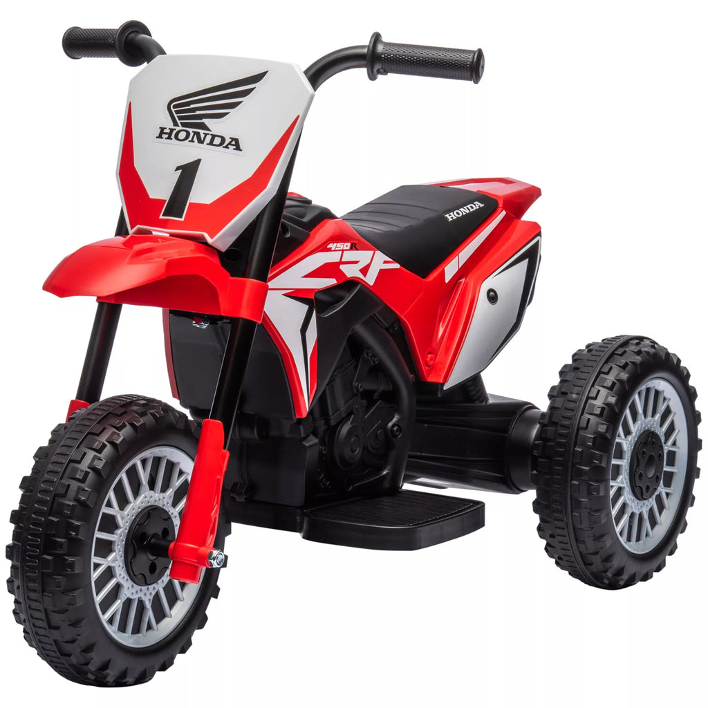 Vaikiškas elektrinis motociklas Honda, 18-36 mėn. vaikams, raudonas