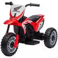 Vaikiškas elektrinis motociklas Honda, 18-36 mėn. vaikams, raudonas