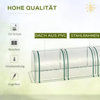 Šiltnamio detalės: PVC danga ir plieninis rėmas