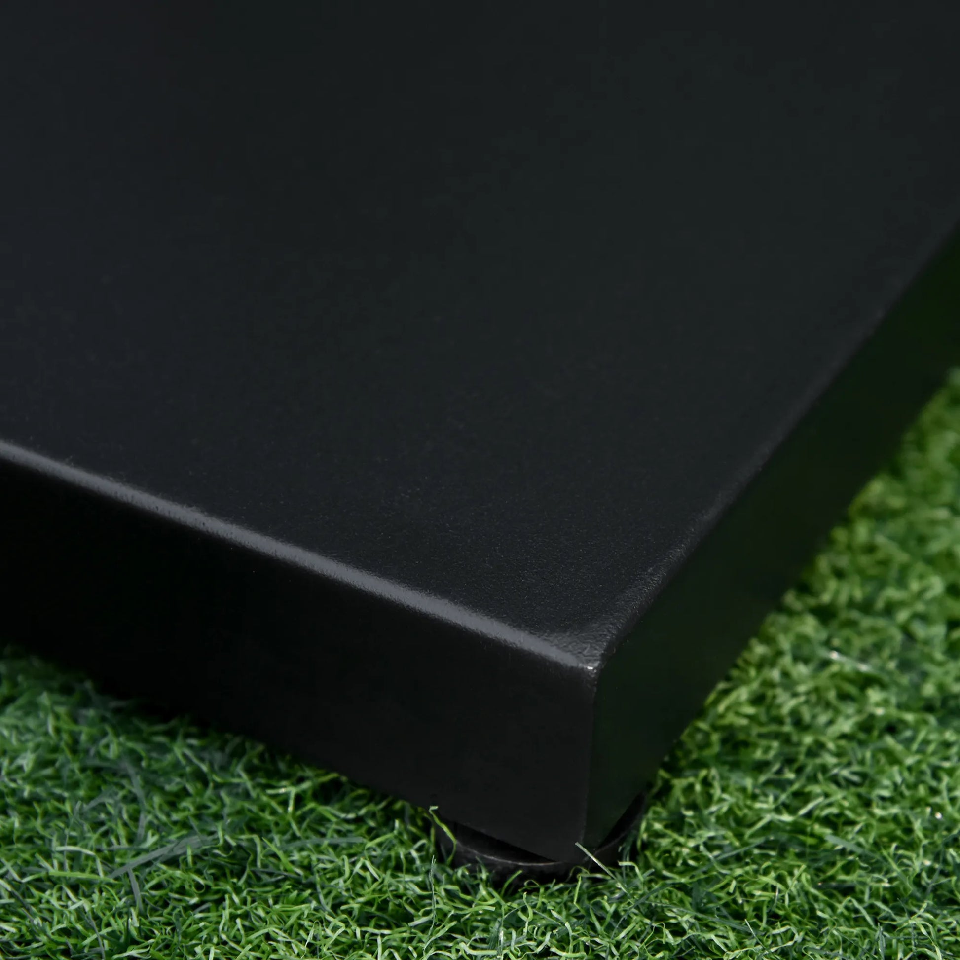 Skėčių stovas, skėčių laikiklis, skėčių pagrindas, skirtas Ø35 mm, Ø38 mm, Ø48 mm, metalas, juodas, 45 x 45 x 39 cm