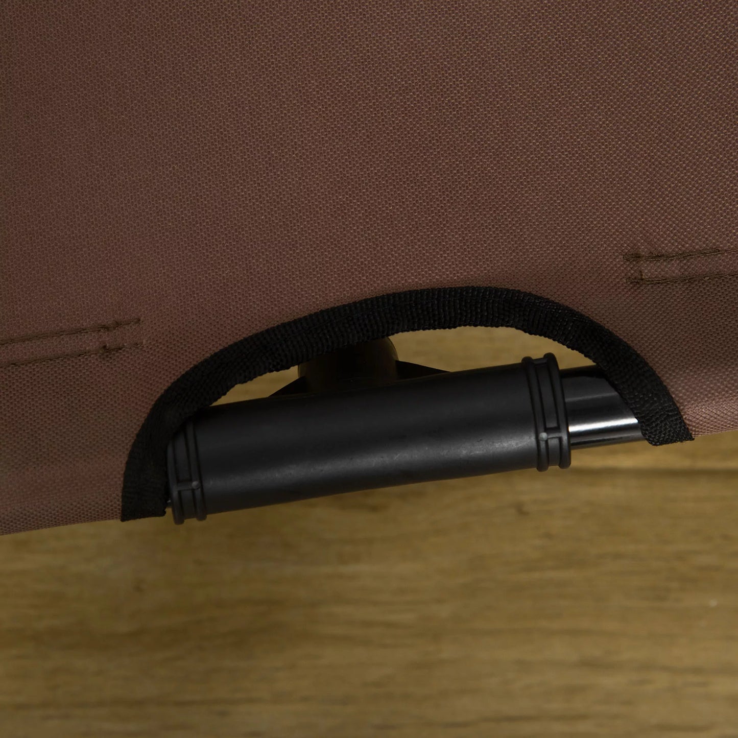 Pakelta šuns lova su stogeliu lauko naudojimui 122 × 92 × 108 cm