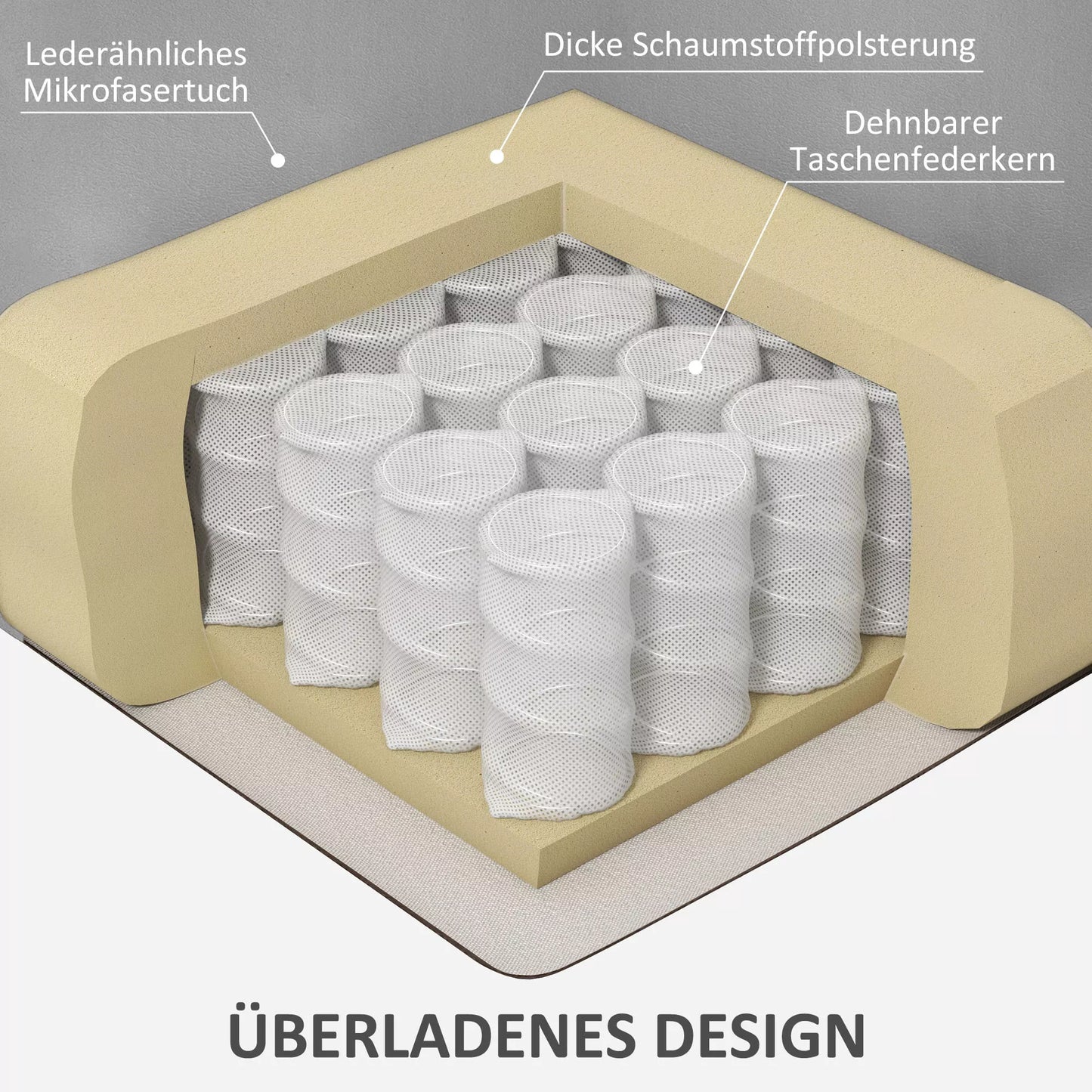 Masažinis krėslas, atlošiamas krėslas, krėslas senjorams, su nuotolinio valdymo pulteliu, šoninėmis kišenėmis, 94 cm x 96 cm x 106 cm, tamsiai pilkos spalvos
