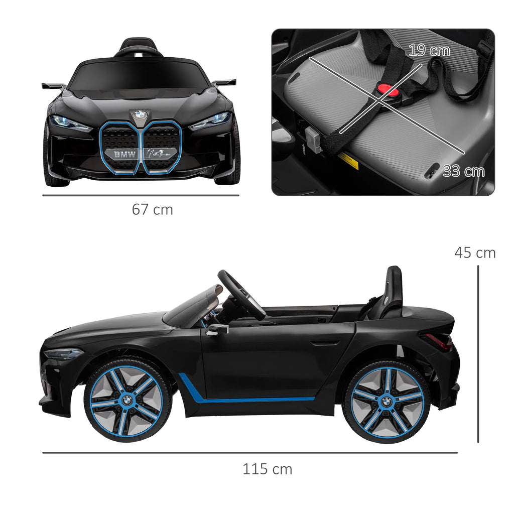 Vaikiško elektromobilio matmenų schema: 115 cm