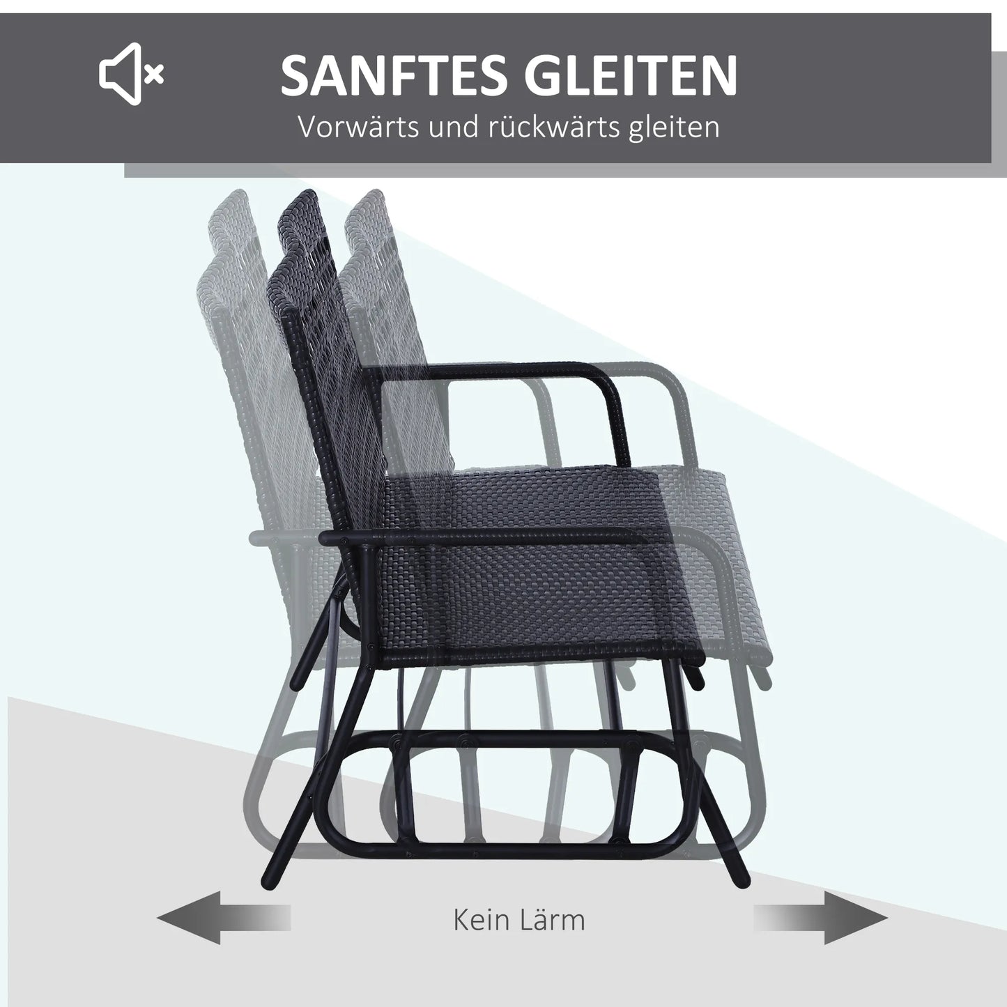 Sūpynės suoliukas Sodo sūpynės Sodo suoliukas Sūpynės 2 vietos Polirattan