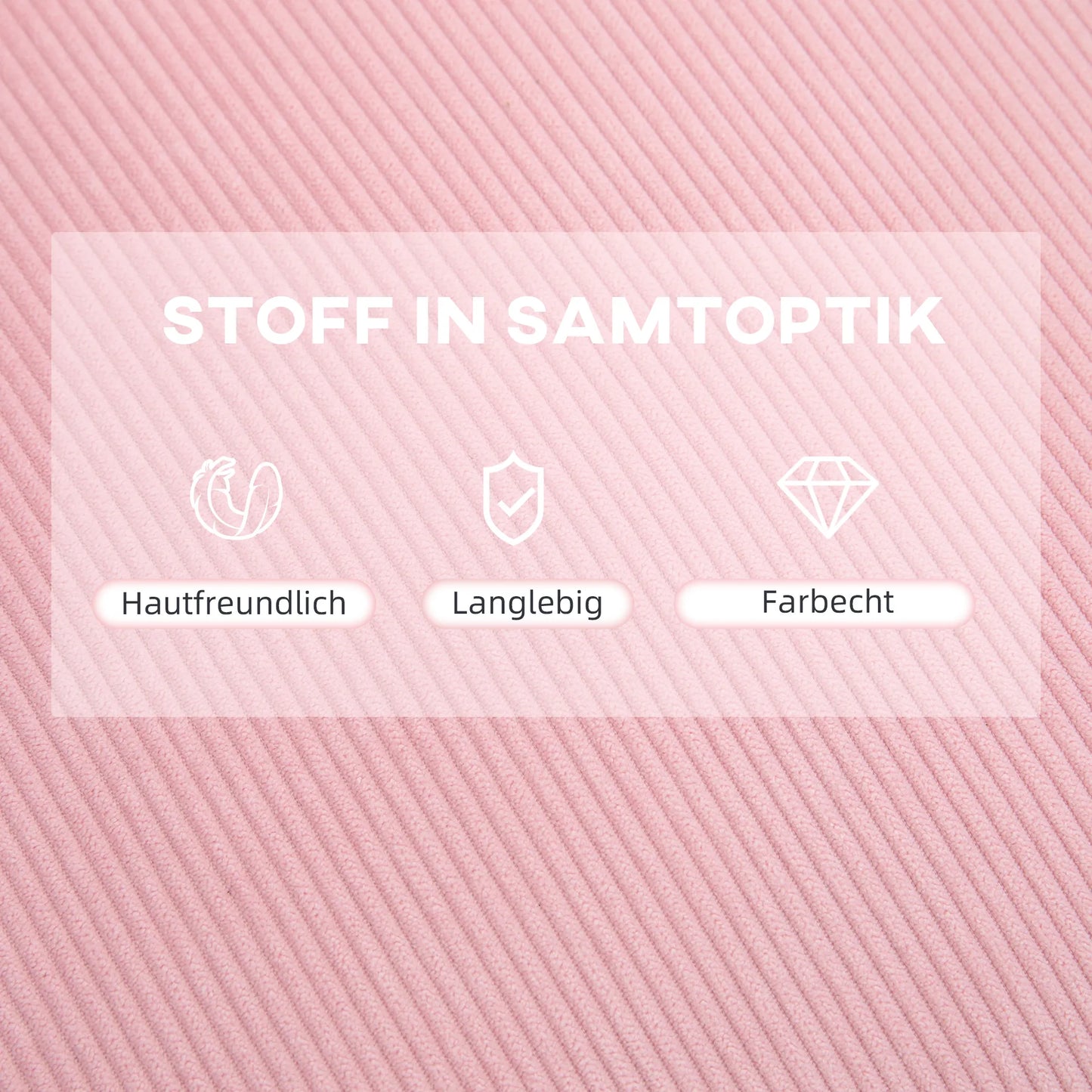 Fotelis su pakoja, su pagalvėlėmis, 68 cm x 91,5 cm x 88 cm, Rožinė