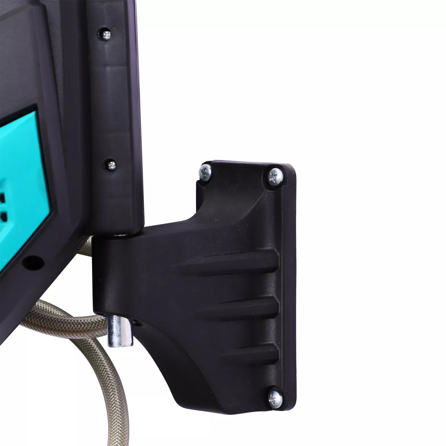 Sieninis žarnų laikiklis, ritininis, 180° pasukamas su daugiafunkce galvute, apsauga nuo šalčio -5–45 °C, plastikas, žalias + juodas, 15 m