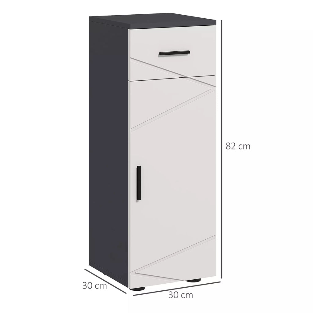 Vonios spintelė, vonios komoda, reguliuojamos lentynos, atlaiko iki 25 kg svorį, pilkos spalvos