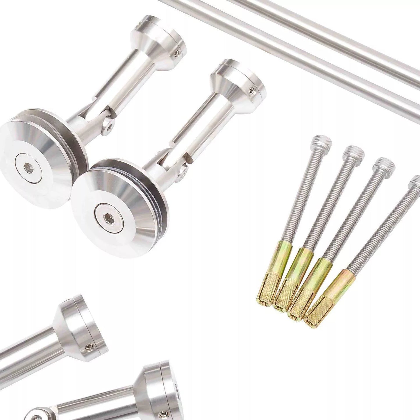 Stiklinis stogelis virš durų, grūdintas stiklas, 304 nerūdijančio plieno, skaidrus stiklas 150 x 90 cm