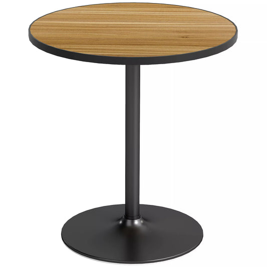 Apvalus valgomasis stalas, ąžuolo išvaizdos, kompaktiškas dizainas, 2-4 žmonėms, ąžuolas