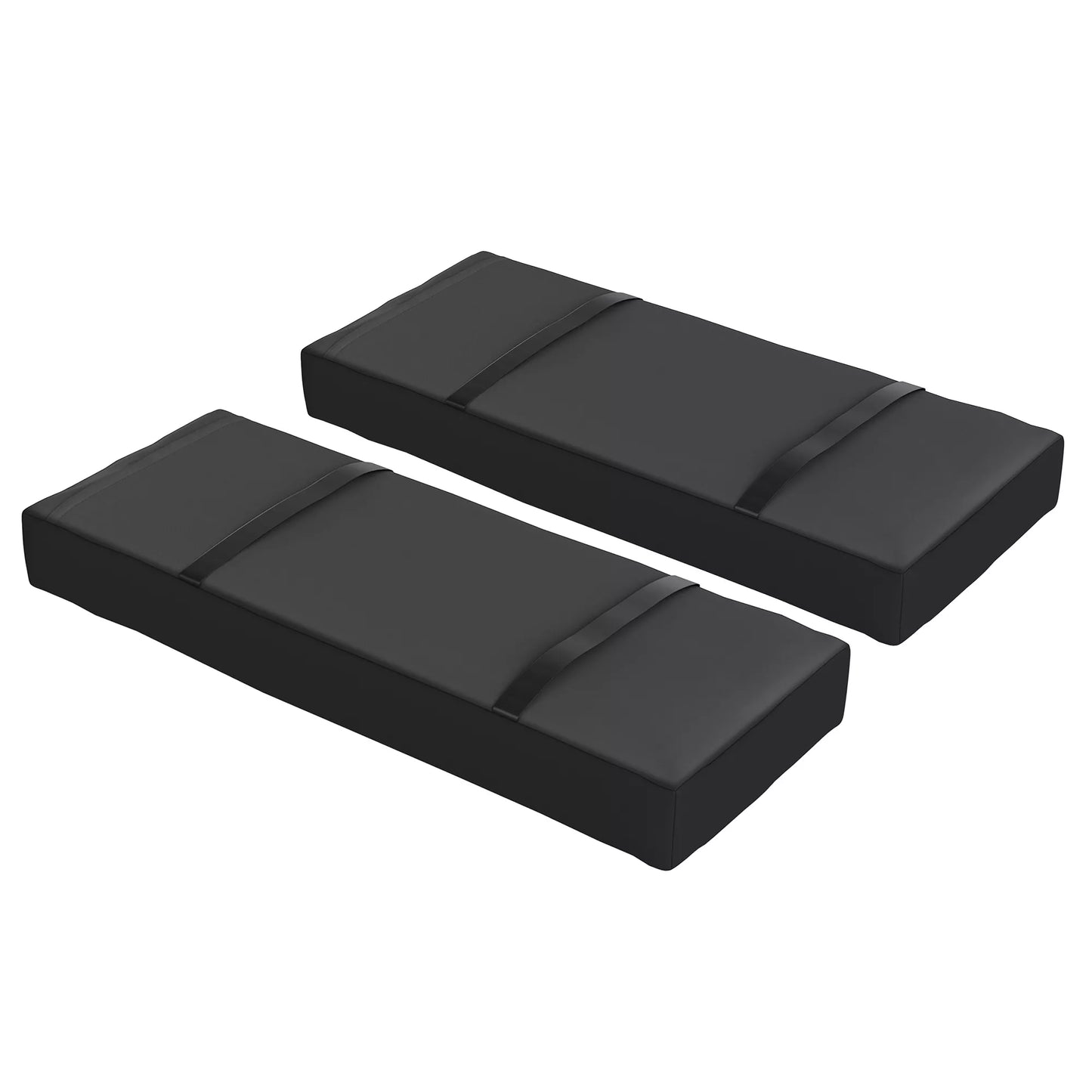 2 vnt. smėlio maišų rinkinys skėčiui nuo saulės, užpildomi iki 25 kg, smėlio maišas skėčio stovui, 600D Oxford, juodas