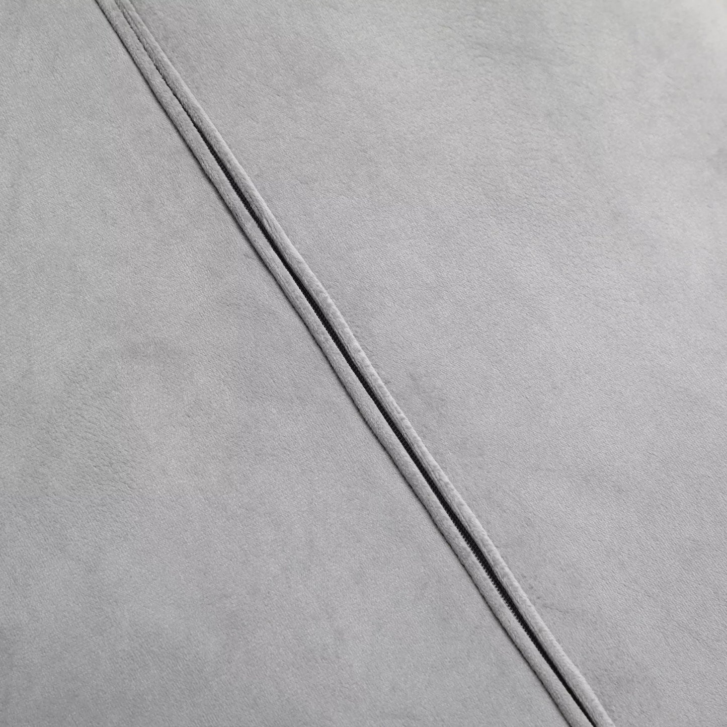 4 vnt. valgomojo kėdžių komplektas, akcentinės kėdės virtuvėms ir valgomiesiems, kėdžių komplektas, veliūro išvaizda, šviesiai pilka + juoda