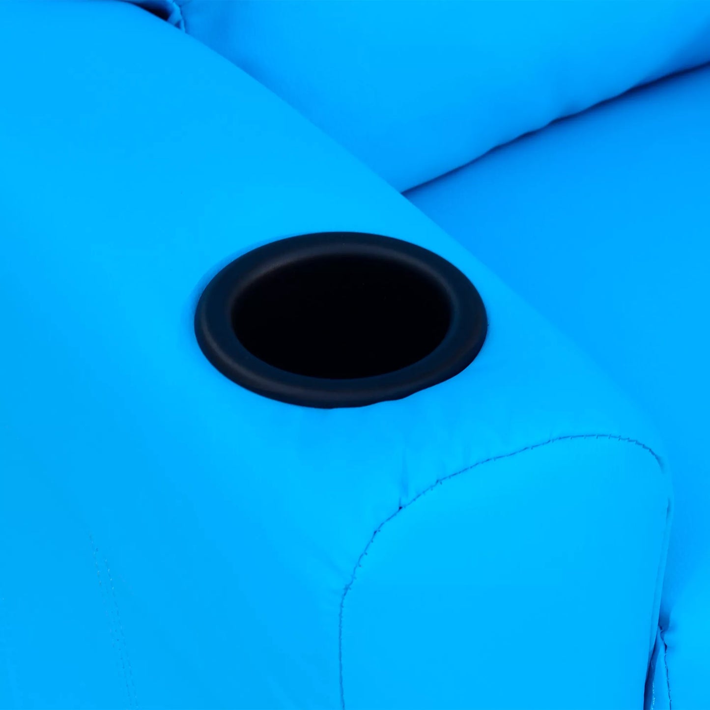 Vaikiska kedute su atlošiama nugarėle 62 x 52 x 69cm Masyvaus medžio rėmas Mėlyna