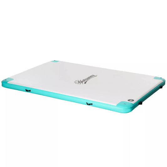 Pripučiama plaukiojanti sala suaugusiems, sulankstomas vandens hamakas, neslystantis čiužinys baseinui ir ežerui, 304 x 204 x 15 cm