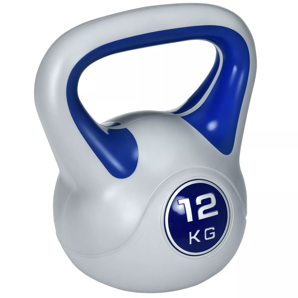 Pilkai mėlyna gira su užrašu 12 KG