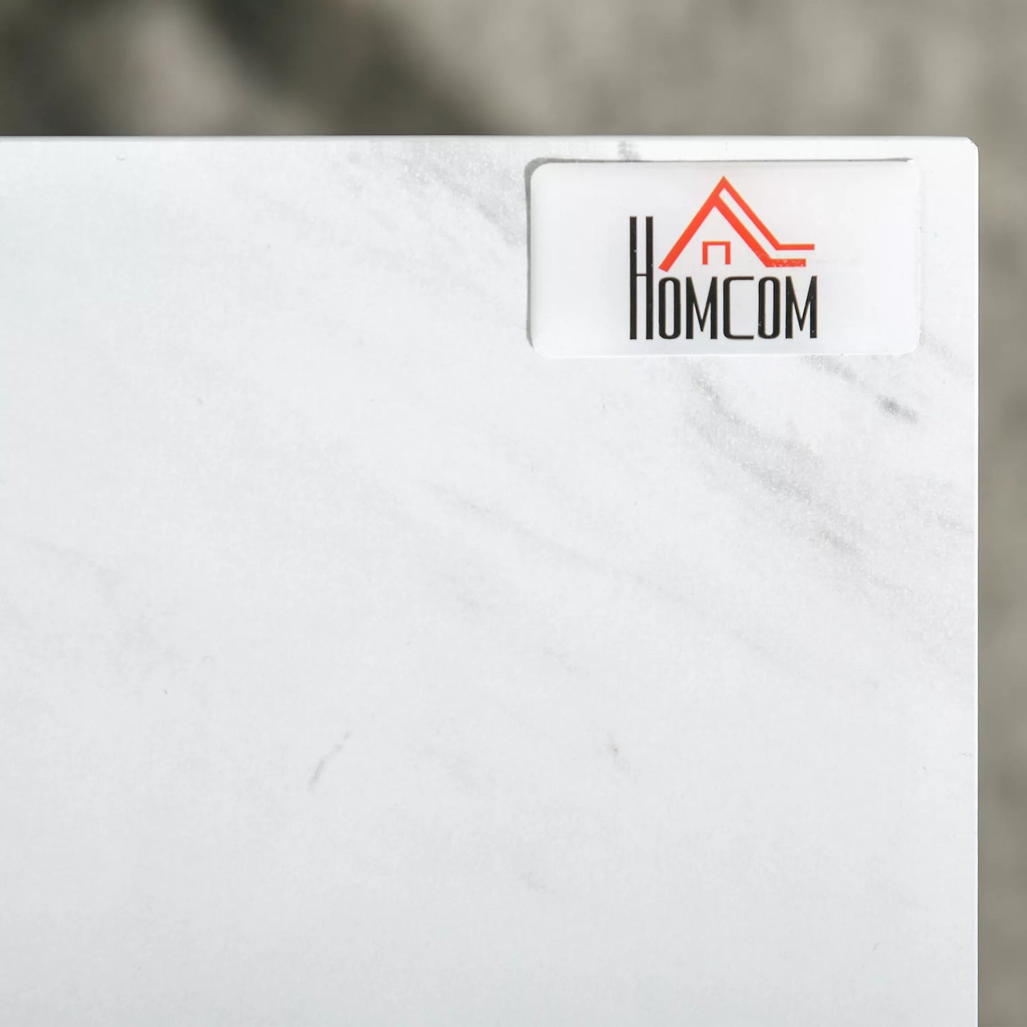 Stalinių stalelių rinkinys, lengvai prižiūrimi paviršiai, plieninis rėmas, balta/juoda