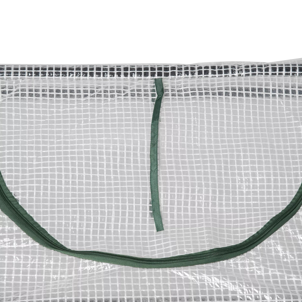 Šiltnamis su langu, PE tinklelis, plieninis šiltnamis, šiltnamis balkonui, sodui, pomidorų šiltnamis 120x60x60 cm, pomidorų šiltnamis daržovėms, gėlėms, augalams, baltas