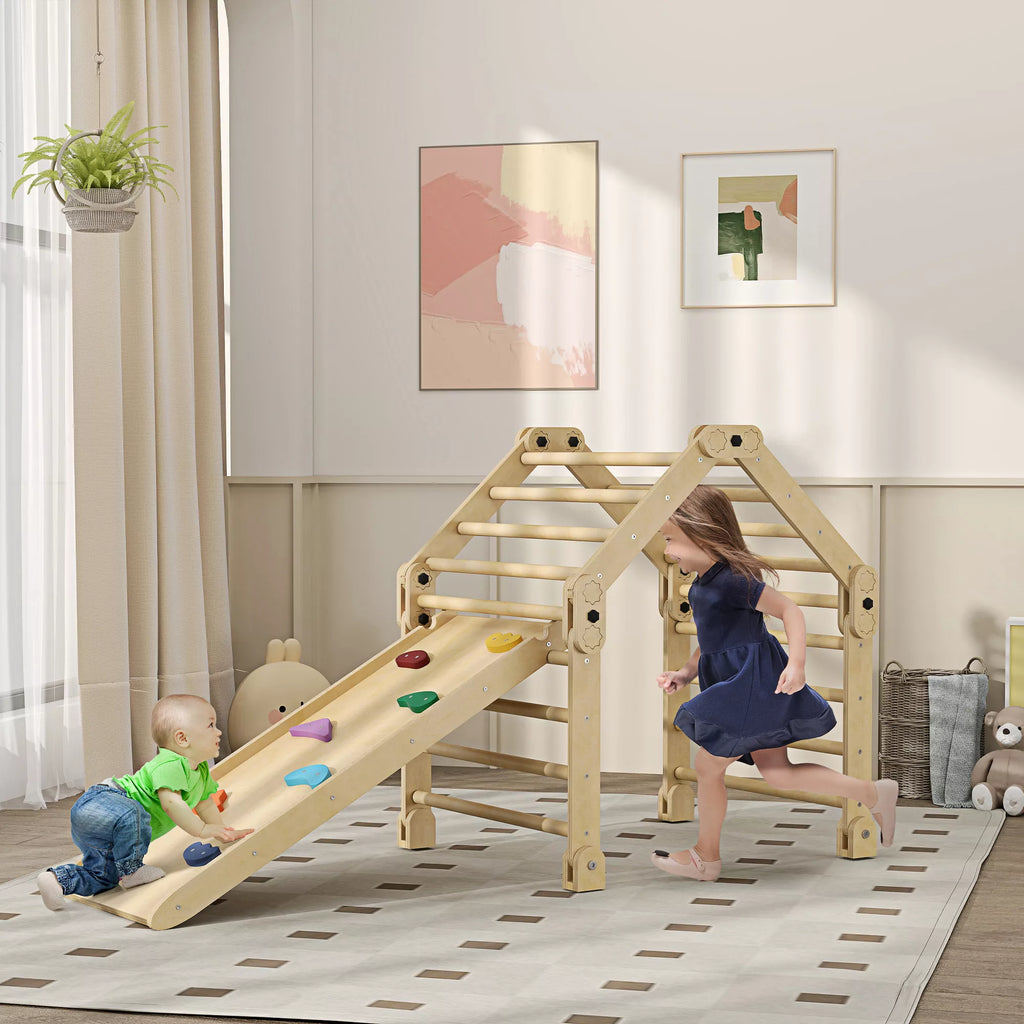 Vaikiškas žaidimų kompleksas Lykto 3-in-1, sulankstomas, 1,5-4 metų vaikams, daugiaspalvis