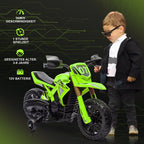 Grafika apie žalio elektrinio motociklo savybes