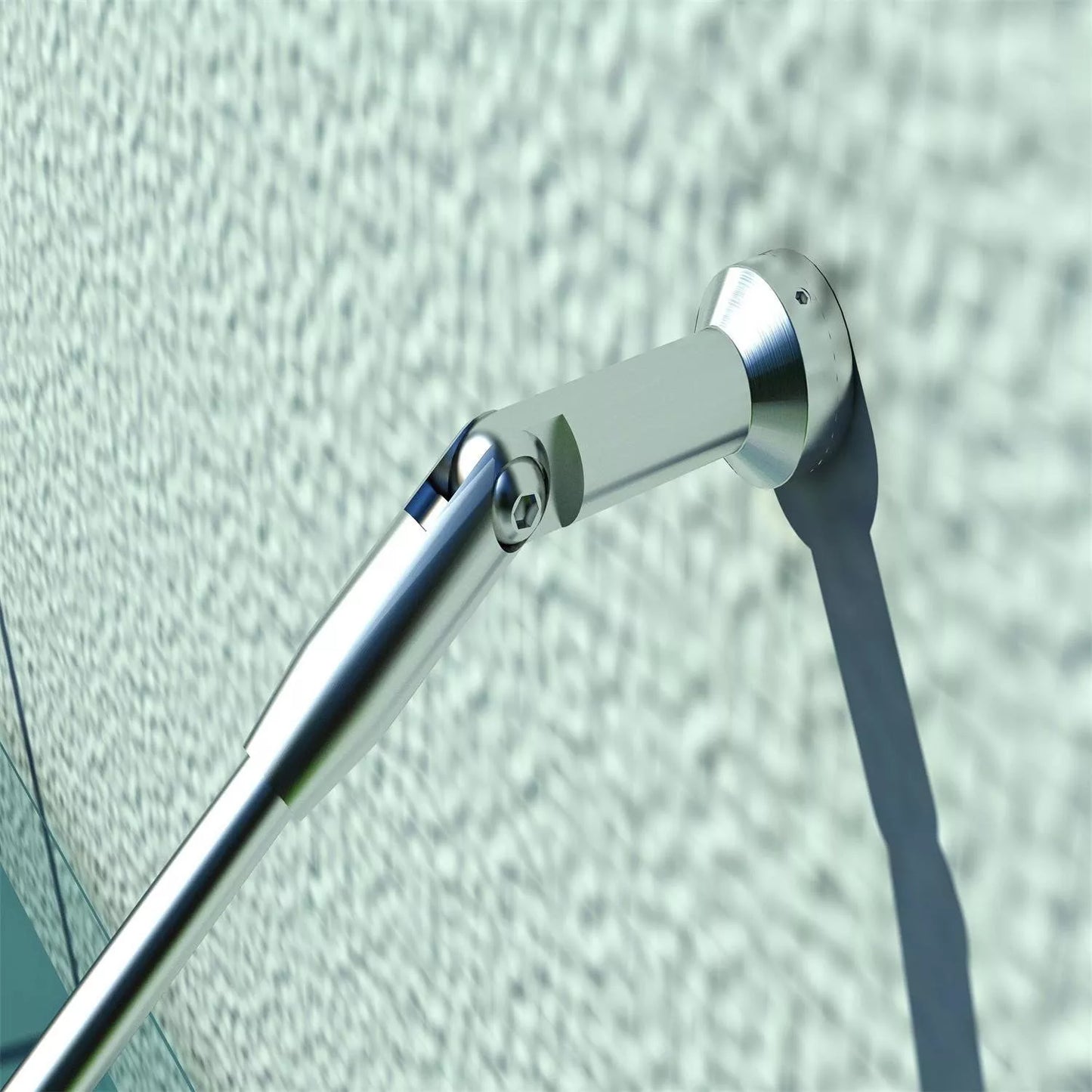 Stiklinis stogelis virš durų, grūdintas stiklas, 304 nerūdijančio plieno, skaidrus stiklas 150 x 90 cm