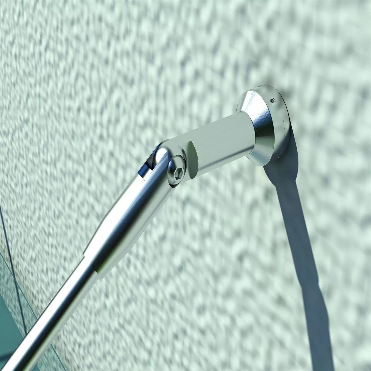 Stogelis Stiklinis stogelis Durų stogelis, grūdintas stiklas, 304 nerūdijantis plienas Skaidrus stiklas 150 x 90 cm