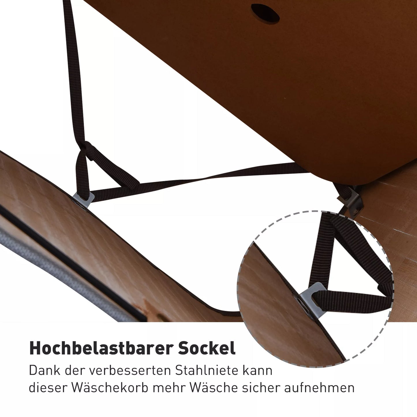 Skalbinių krepšys, 70 L skalbinių surinkėjas su dangčiu, nuimamu vidiniu įdėklu, skalbinių dėžė vonios kambariui, 40 x 30 x 60 cm, Pilkas