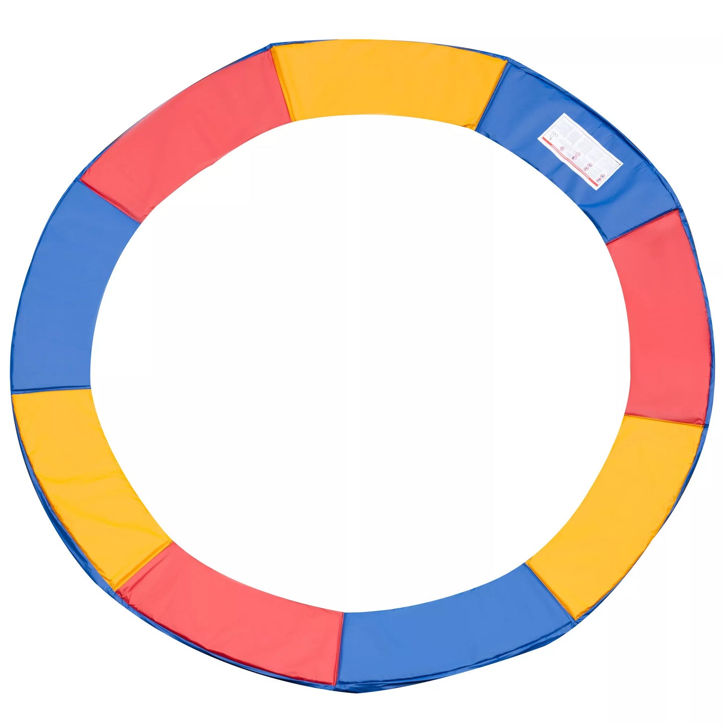Trampolino apsauginis kraštelis Ø305 cm pločio, Atsparus įplyšimams, UV spinduliams, spyruoklių uždangalas, Atstumiantis vandenį, Trampolino priedai, Krašto apsauga, Saugumo tinklas, Atsarginės dalys sodo trampolinams, Spalvotas