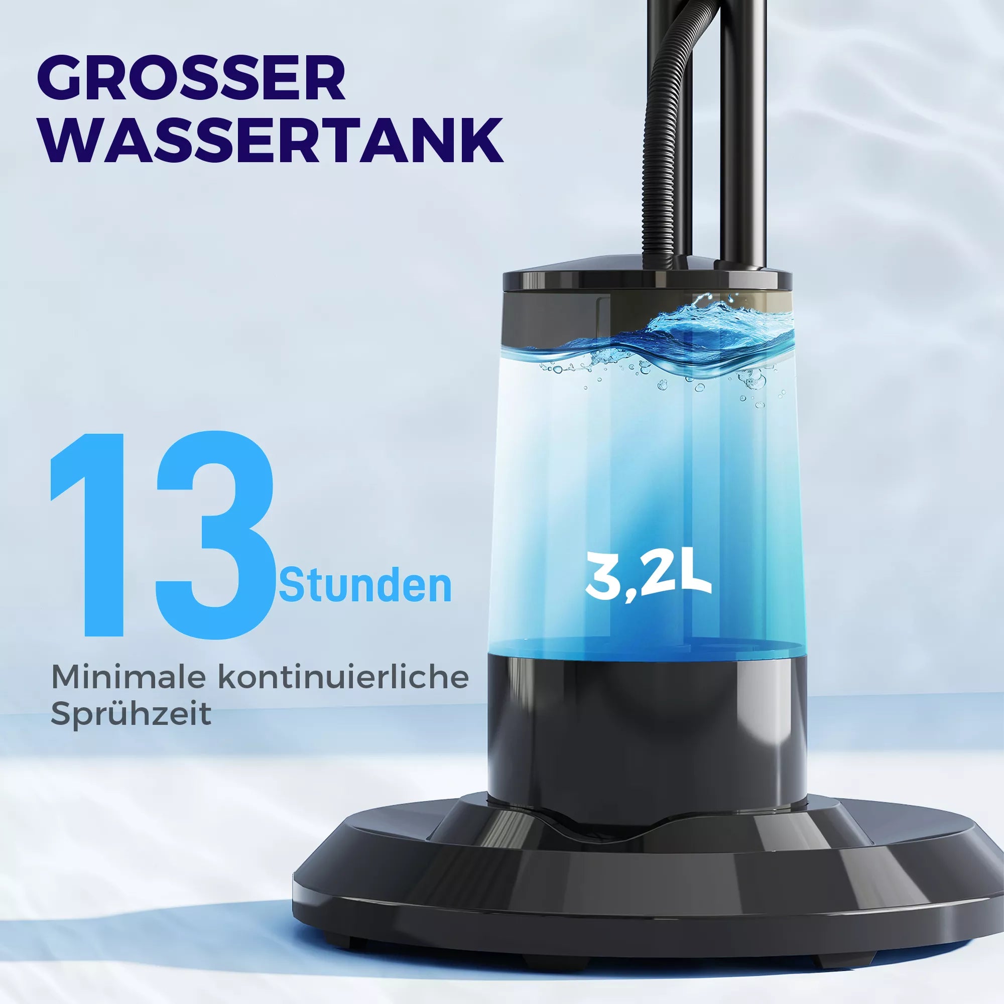 Galia 75 W, triukšmas iki 45 dB miego režimu