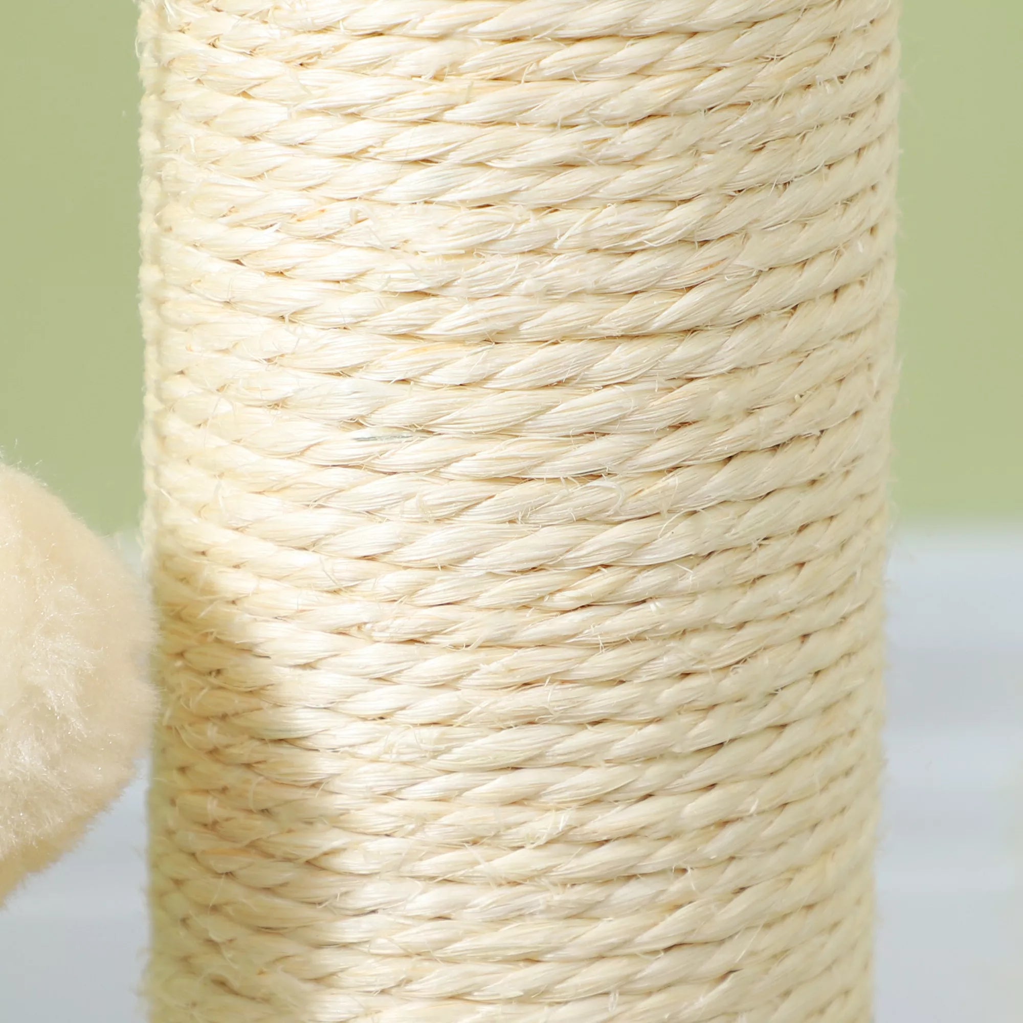 PawHut Kačių draskyklė, 49 cm, sizaliniai draskymo stulpeliai, kamuoliukų trasa, žaidimų kamuoliukas, žaidimo plunksnelė, 4-in-1 dizainas, ąžuolas, balta