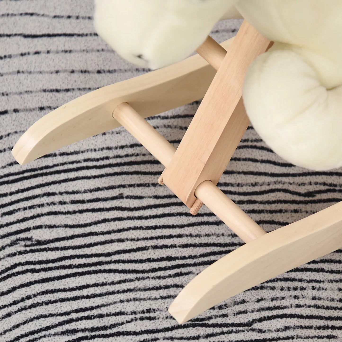 Sūpynės arkliukas Sūpynės su garso efektu, rankenėlėmis, pliušinis kūdikių sūpynės žaislas Sūpynės sėdynė mažiesiems 1,5–3 mėnesių amžiaus vaikams