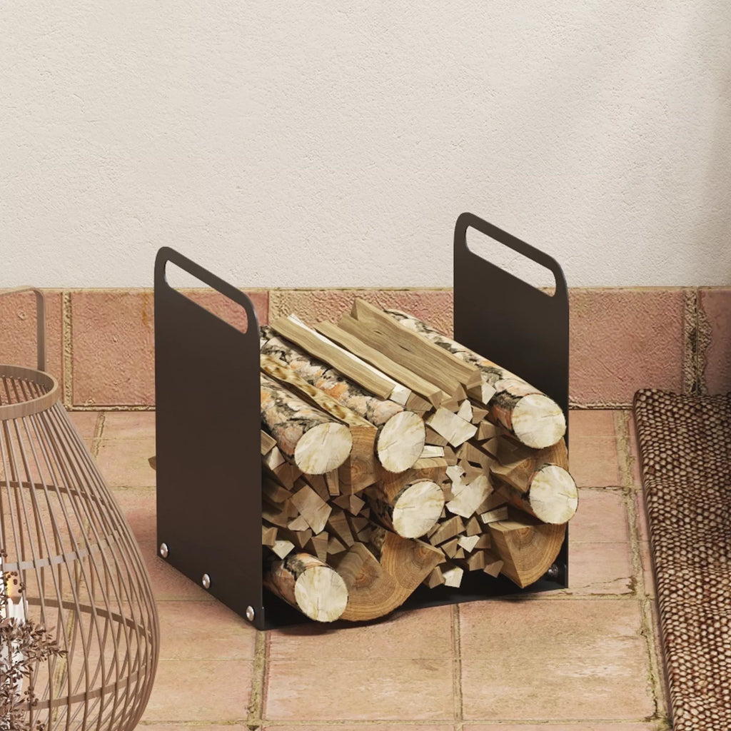 Malkų laikiklis, 2 rankenos, plieninis rėmas, iki 30 kg, 36x30x36 cm, juodas