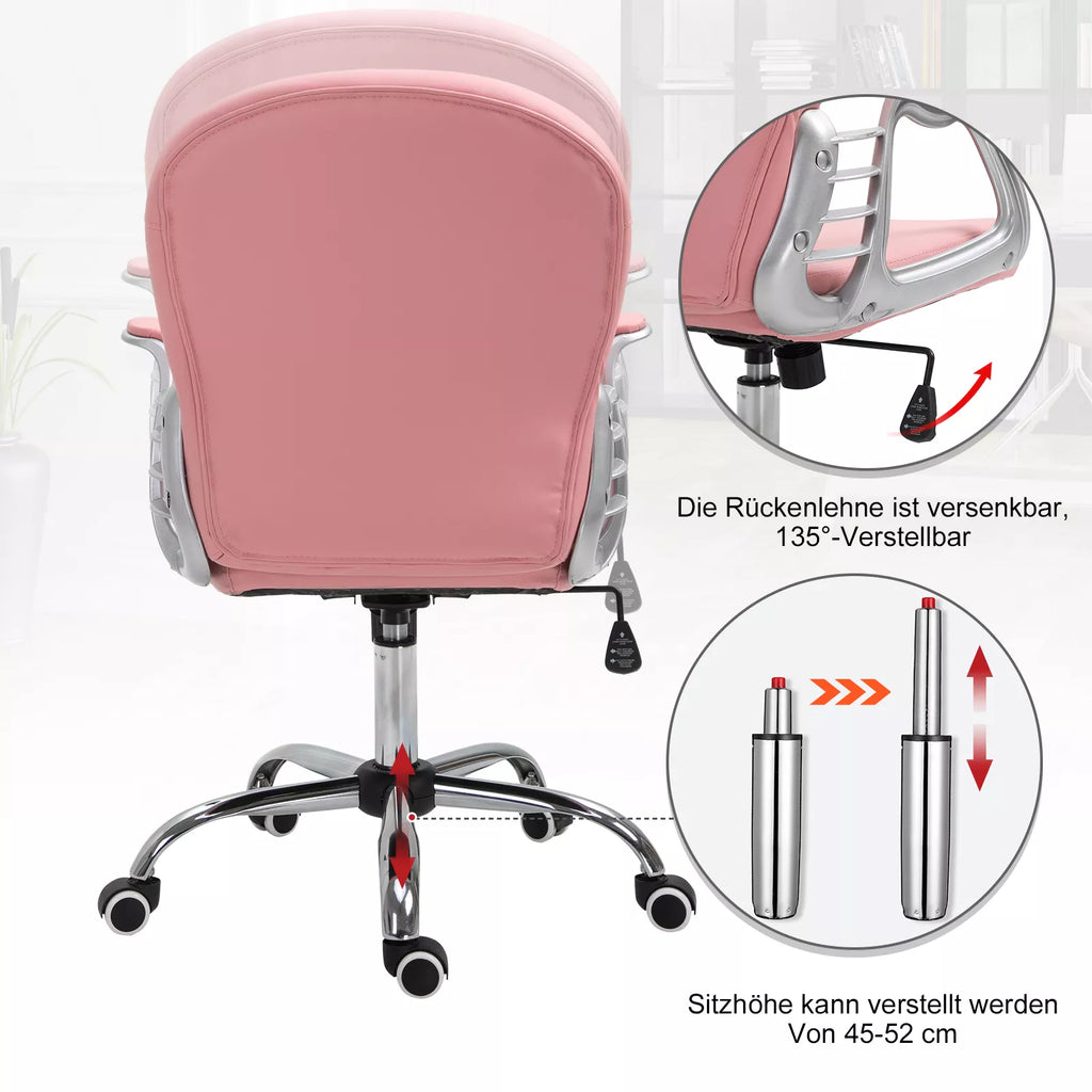 Schema su reguliuojamu atlošu 135° ir aukščiu 45–52 cm