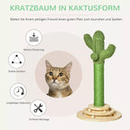 Žalia kaktuso formos sizalio katės draskyklė