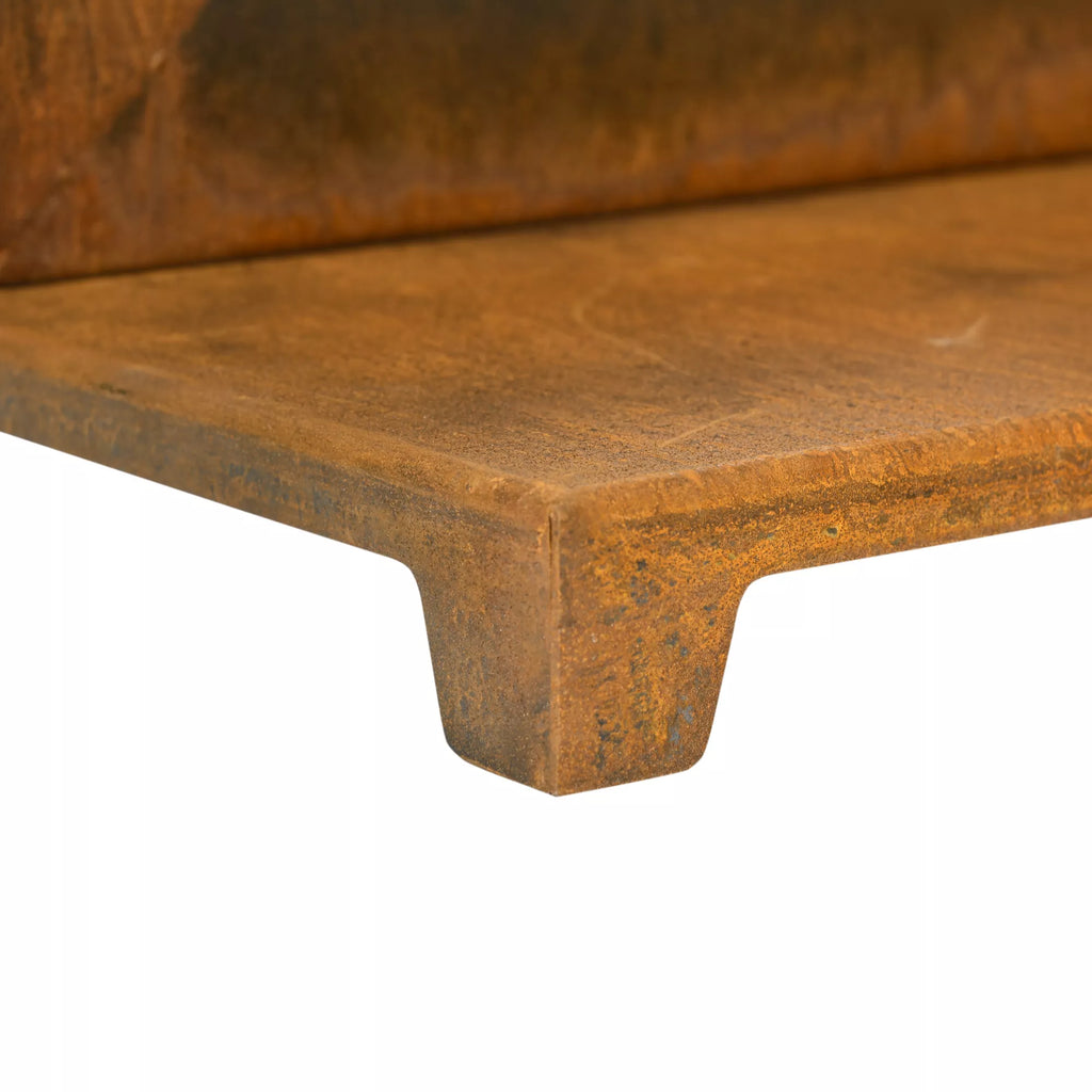 Dekoratyvinis lango rėmas sodui, vintage stiliaus, 55 cm x 19 cm x 80 cm, metalas, rudas