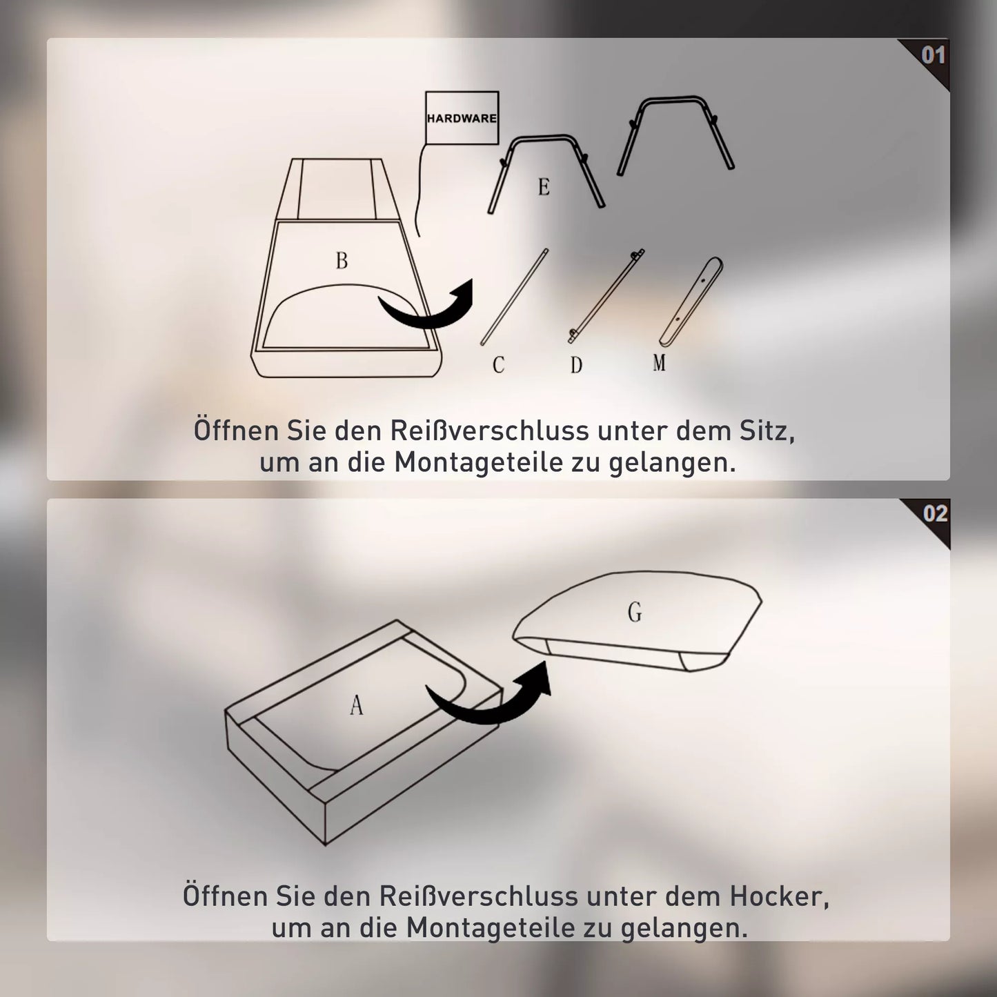 Fotelis su pakoja, su pagalvėlėmis, 68 cm x 91,5 cm x 88 cm, Rožinė