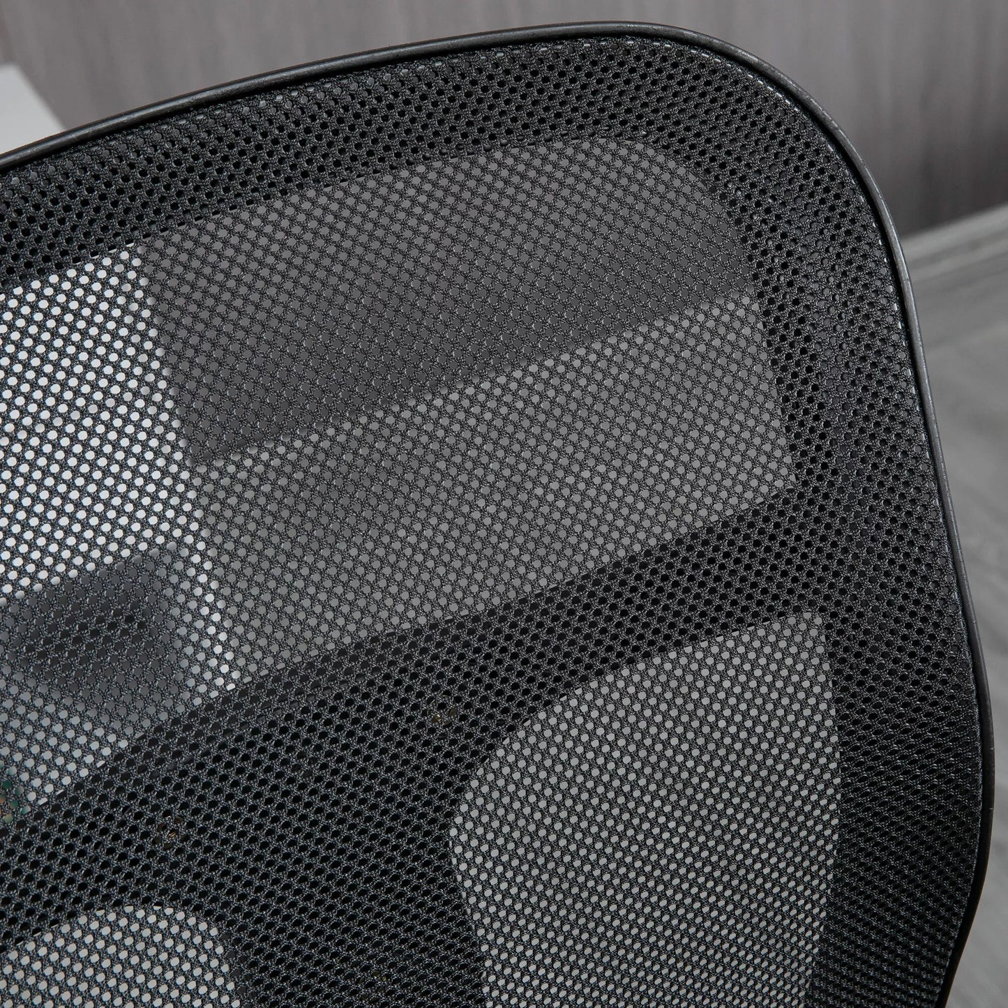 Biuro kėdė, kompiuterio kėdė, su kojų atrama, reguliuojamo aukščio, 59 x 59 x 115 cm, juoda