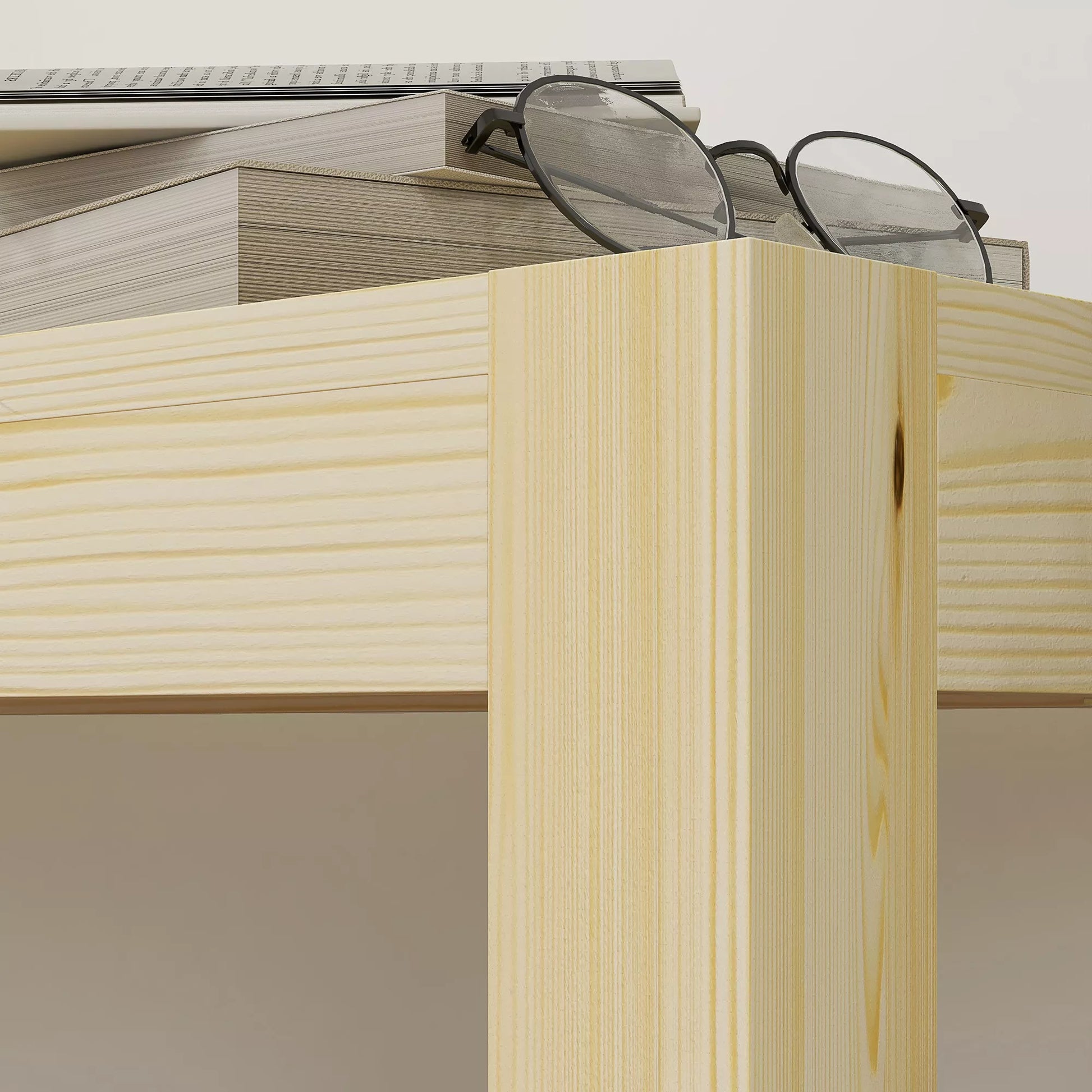 Suolas, 3 vietų, iki 330 kg, pušies mediena, 175x33x45 cm