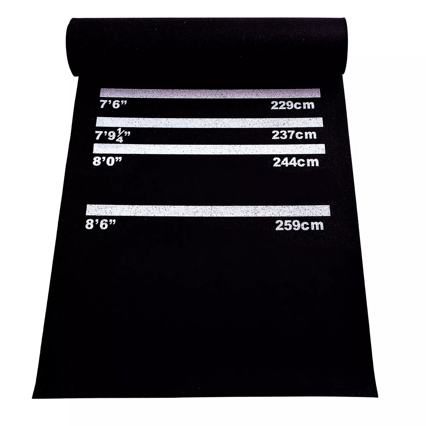 Dartmatė 300 x 61 cm Oche kilimėlis su Softdart ir Steeldart, neslystantis Dart kilimas, kilimėlis-dartmatė, Dart priedai grindims apsaugoti