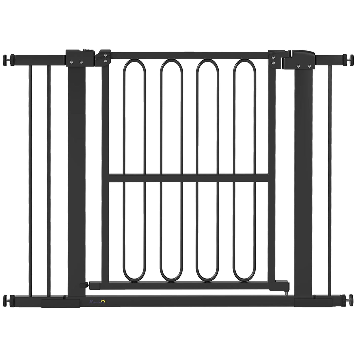 Durų apsauginė grotelė šunims, 76–104 cm, be gręžimo, laiptų grotelė