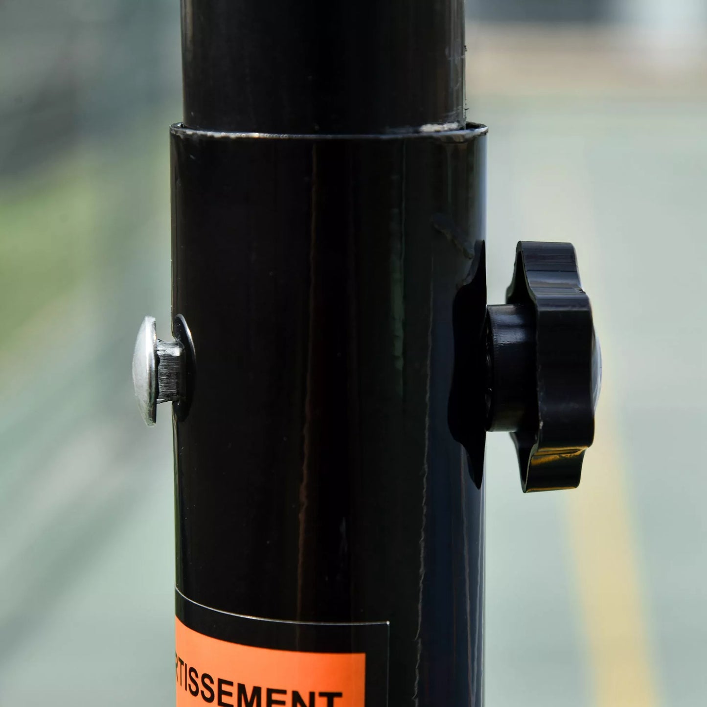 Krepšinio lankas, krepšinio stovas, reguliuojamas aukštis, pripildomas vandeniu, juodas