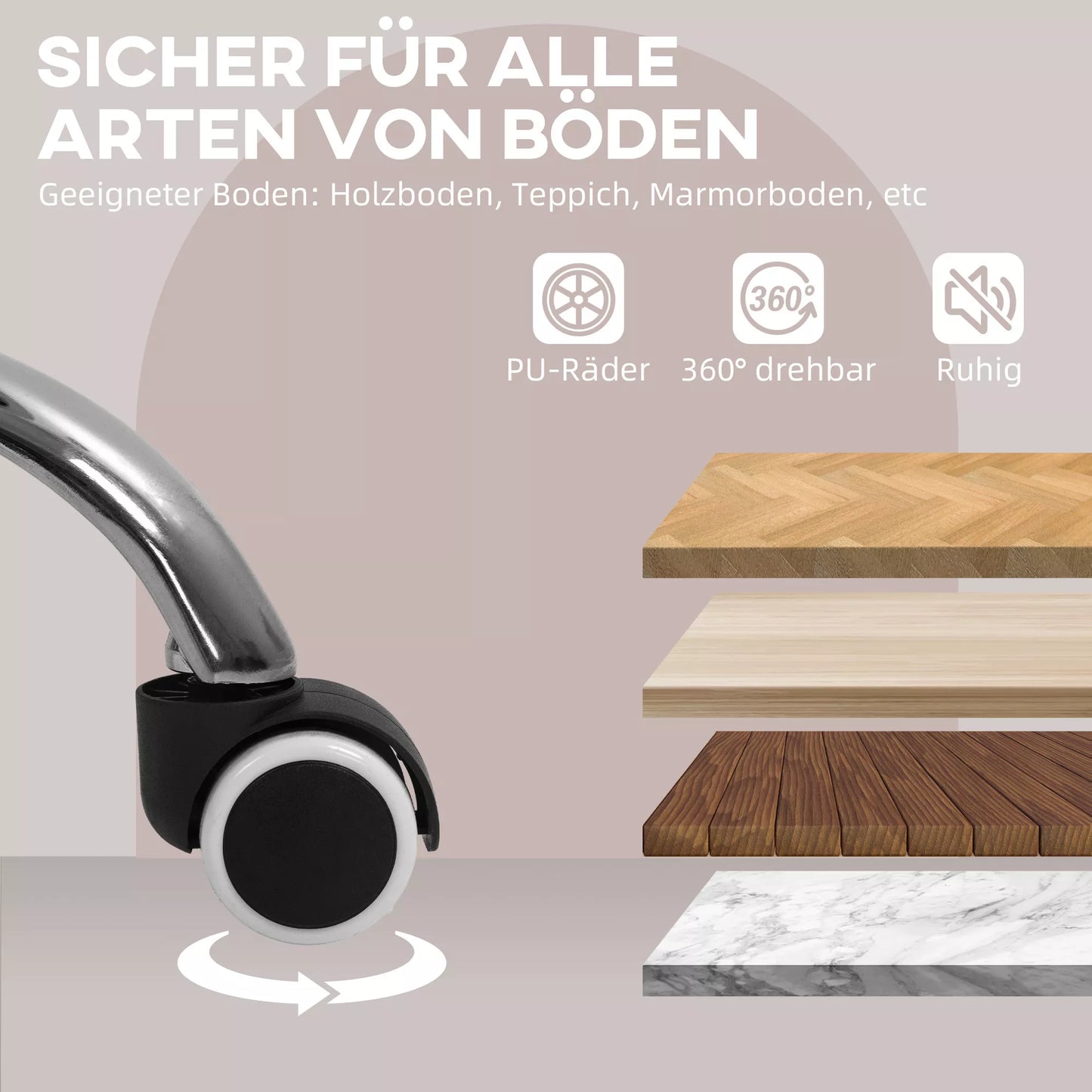 Biuro kėdė su reguliuojamu aukščiu, pasukama, su atlošu ir porankiais, pilka