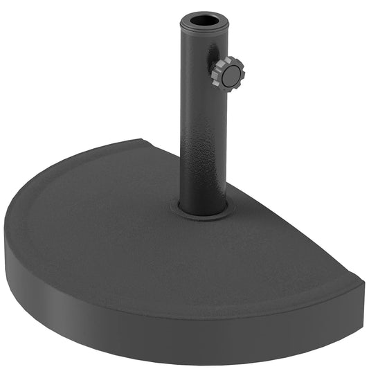 Betoninis skėčių stovas Pusapvalus skėčių stovas Skėčių laikiklis, skėčių svoris skėčiams 32/38/48 mm