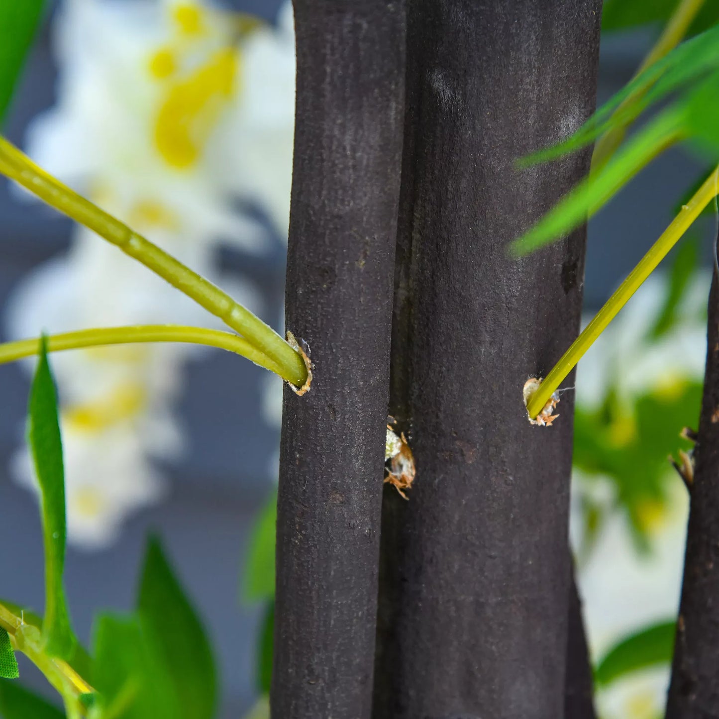 Didelės dirbtinės glicinijos, 165cm, dirbtinis augalas. Plastikiniai dirbtiniai augalai, dirbtinės gėlės vazone. Netikras augalas, kaip tikras, skirtas biurui, svetainei, miegamajam. Moderni dekoracija, dovana.