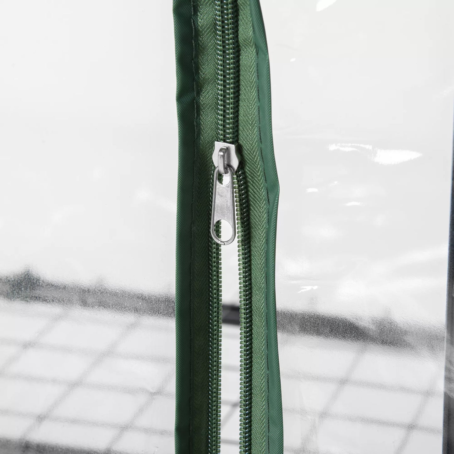 Folinis šiltnamis, mini šiltnamis, augalų namelis, daigykla, 4 lentynos, 69 x 50 x 165 cm, permatomas