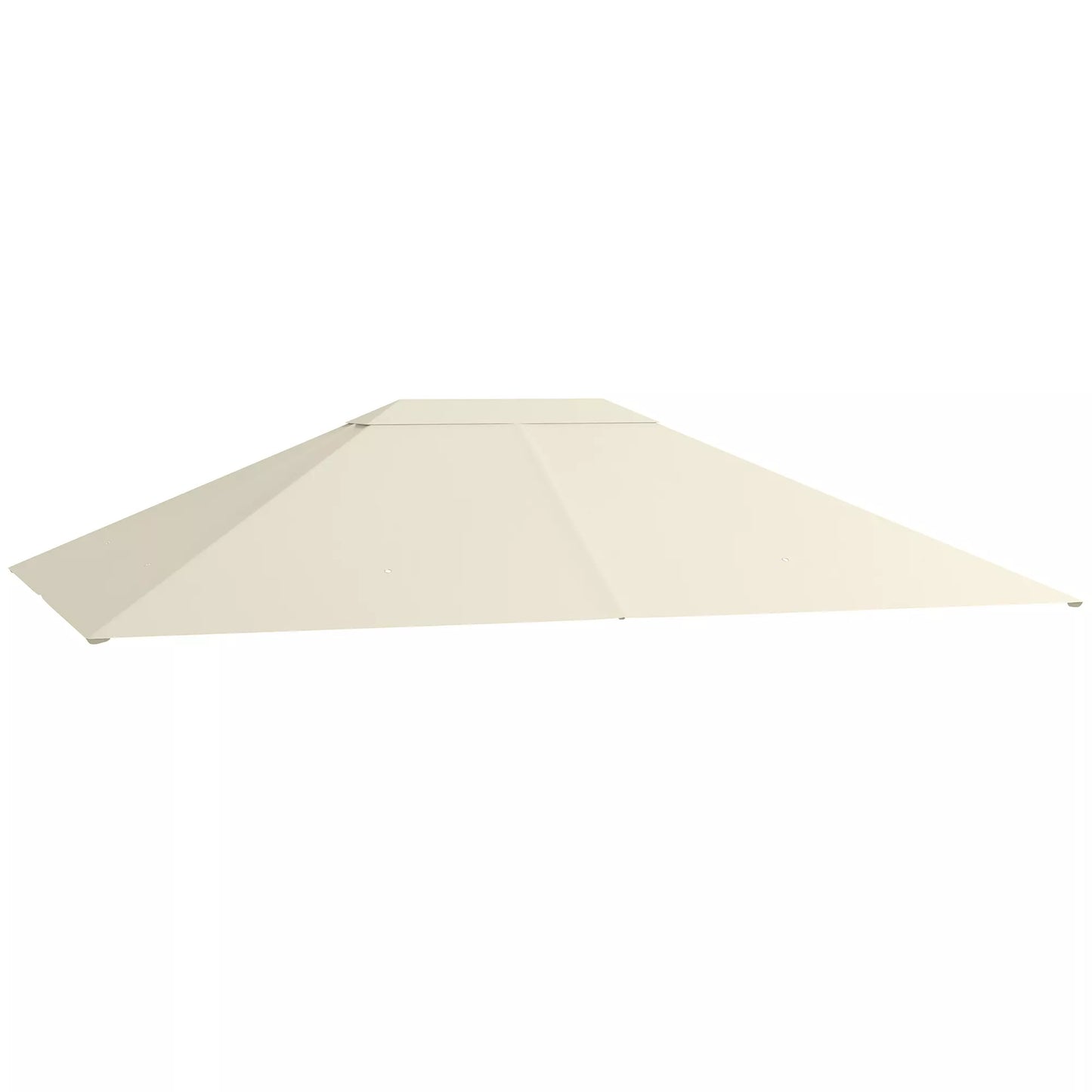 Pavilion paviljono atsarginis stogas, atsparus atmosferos poveikiui, 397 x 297 cm, kreminės spalvos