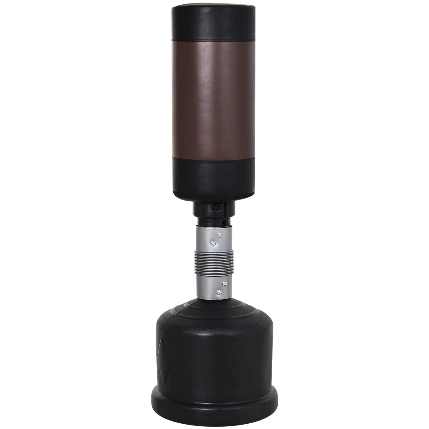 Stovas su bokso maišu, bokso manekenas, treniruočių stovas, bokso partneris, bokso maišas, 158-186 cm, reguliuojamas aukštis, NAUJAS, Juoda+Ruda