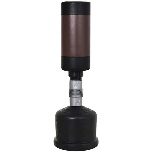 Stovas su bokso maišu, bokso manekenas, treniruočių stovas, bokso partneris, bokso maišas, 158-186 cm, reguliuojamas aukštis, NAUJAS, Juoda+Ruda