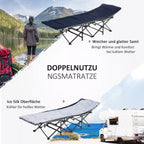 Reklaminis koliažas su čiužinio abiem pusėmis – minkštu aksomu ir vėsinančiu paviršiumi
